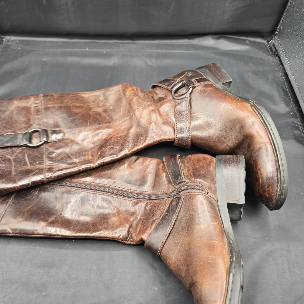 Born Primitive Brown Rustic Over the‎ Knee Boots